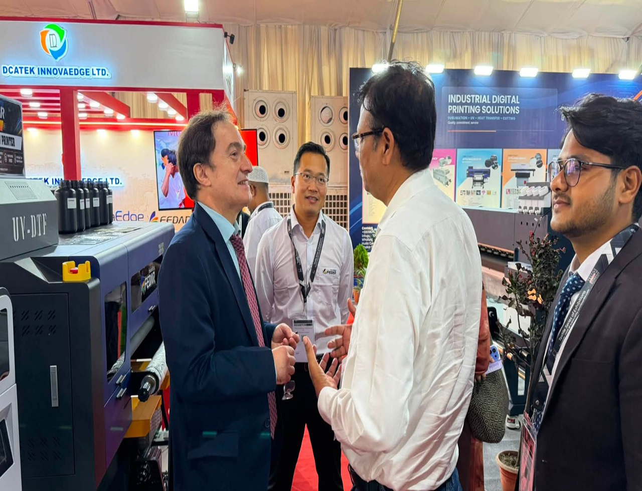 Honorable Ambassador of Argentina to Bangladesh Visits Our Booth at Textech 2026!